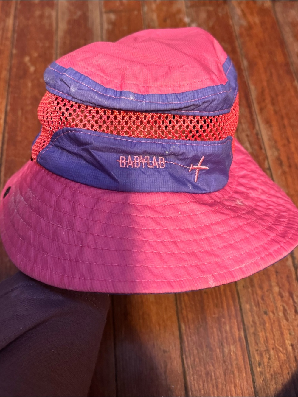 Kids Pink & Purple hiking Bucket Hat
